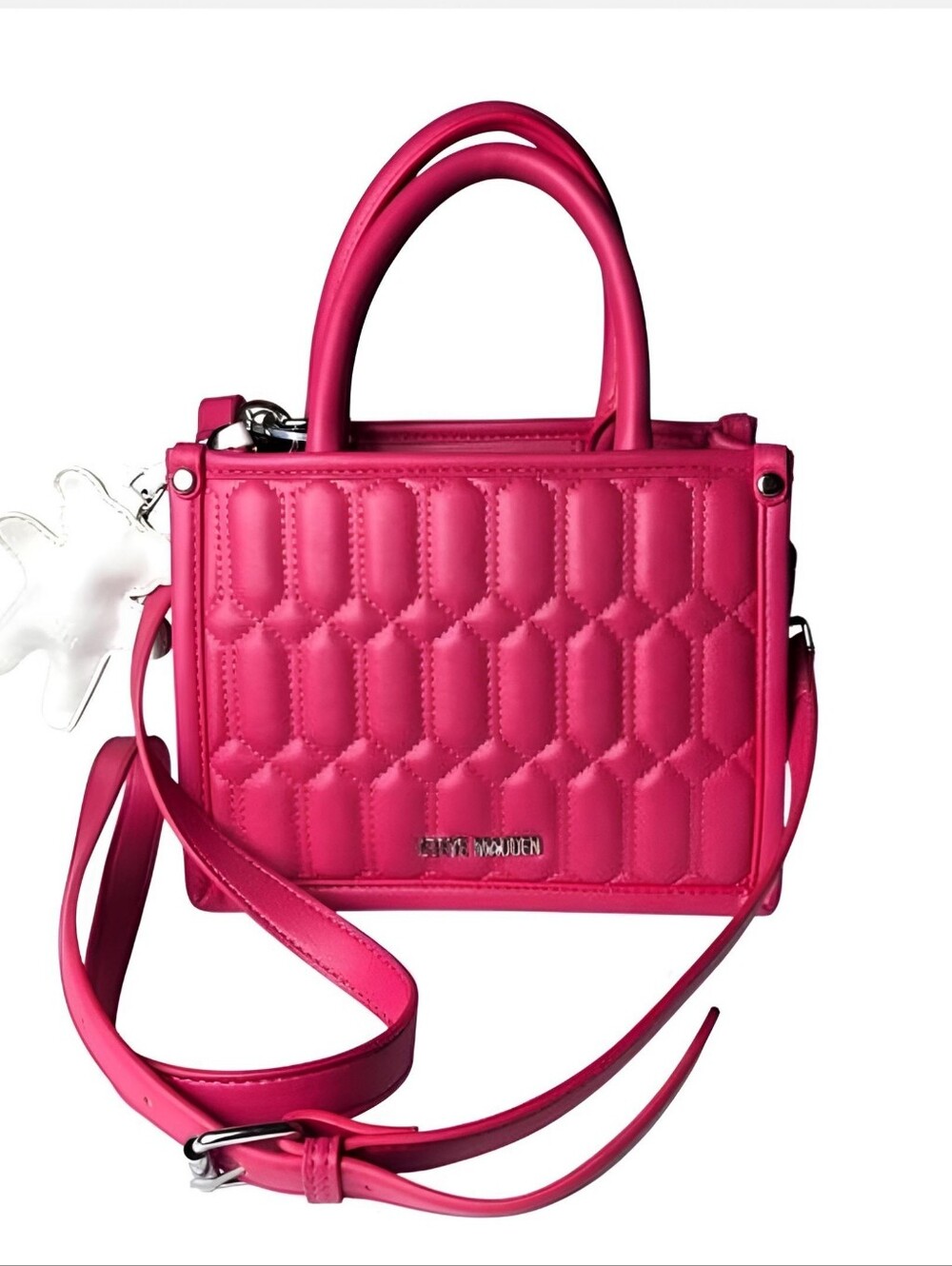 Steve Madden Binko3  Quilted Strap & Top Handle Crossbody Bag